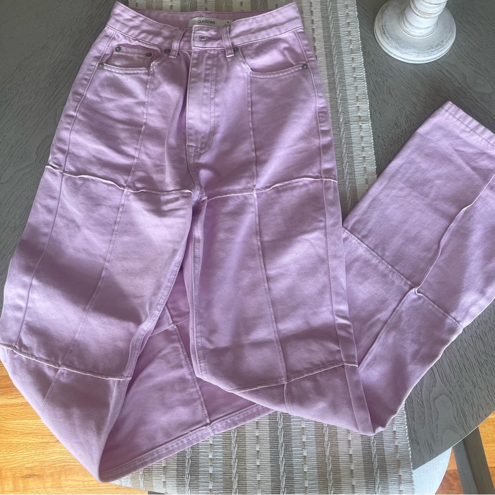 Glasson's pink denim pants